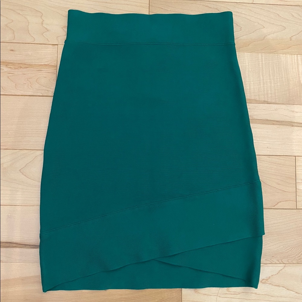 BCBG Max Azria Silvie Criss Cross Bandage Skirt